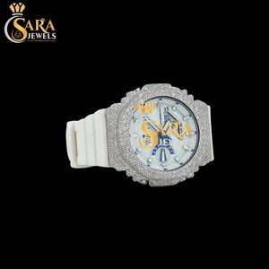 Best Selling Silicone Diamond Watch for Sports Casual Outings and Gifting Available for Affordable Price from India - Product Image 1
