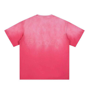 T-Shirt Uomo Effetto Acid Wash Vestibilità Comoda Tessuto Morbido Streetwear di Tendenza Look Quotidiano alla Moda - Product Image 2