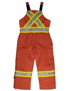 Pantalones con pechera de trabajo de algodón 100% para hombre Diseño de moda transpirable - Product Image 1