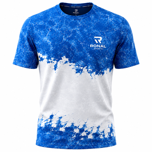 Camiseta Personalizada para Hombre, Lavada al Ácido, 100% Algodón, Talla Grande, Camisetas con Estampado Gráfico, Logotipo Impreso, Camiseta Vintage para Hombre, Servicio OEM - Product Image 1