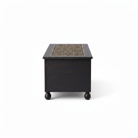 Table basse moderne en bois massif la plus vendue avec coffre de rangement pour salon, chambre et décoration intérieure - Prix réduit