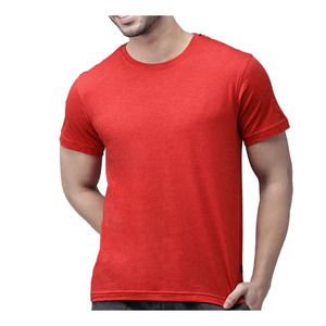 T-shirt uni pour homme avec logo personnalisé, fabricant de vêtements à marque privée, t-shirt à col rond à manches courtes de haute qualité pour impression, vente en gros - Product Image 1