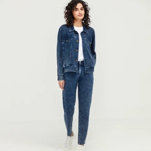 Denim <b>pants</b> for girls and women's American Style Retro women's Autumn Washed Loose Casual Straight-fit <b>pants</b> for girls in 2026 - Product Image 1