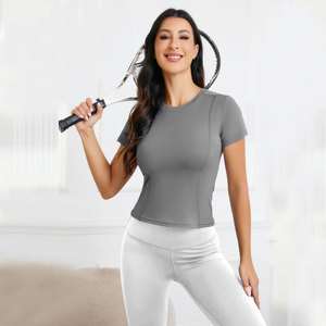 Camiseta Deportiva de Compresión para Mujer FLW, Transpirable, Elástica en Cuatro Direcciones, Ecológica, para Práctica de Yoga - Product Image 3