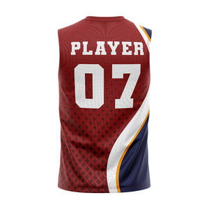 Camisetas Personalizadas con Nombre de Equipo y Logotipo para Fútbol Americano 7v7, sin Mangas, 100% Poliéster Transpirable, Sublimadas - Product Image 2