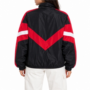 Women Custom Color Block Windbreaker <b>Jacket</b> Casual <b>Zip</b> <b>Up</b> Streetwear Outdoor OEM Manufacturer Everyday Wear <b>Jacket</b> For Women - Product Image 2