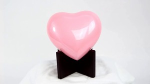 Pink Heart Shaped Cremation Urn for Baby Engraved <b>Memorial</b> <b>Keepsake</b> Heart Urn Decorative Metal Urn For Human Ashes - Product Image 5