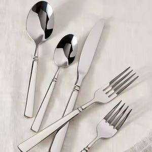 Ensemble de couverts en métal poli miroir de luxe pour salle à manger, cuisine et restaurant - Product Image 3