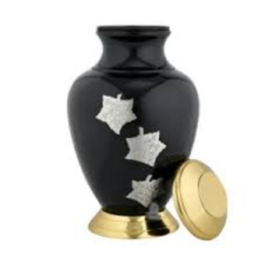 Popular White Enamel Cremation Urn Engrave Floral Bend Adult Urns American Style Medium Size Cremation Urns Wholesale Price - Product Image 4