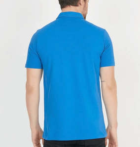 Chemises polo pour hommes grandes tailles personnalisées de haute qualité, logo personnalisé, couleur unie, séchage rapide, légères et respirantes. - Product Image 4