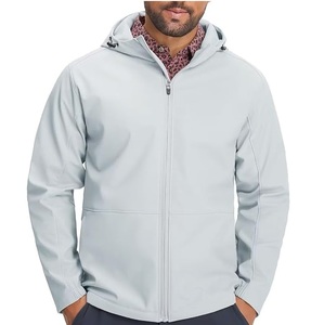 Veste Softshell à Capuche Blanche en Polaire, Vêtement d'Extérieur Tactique pour la Pêche, la Chasse, la Montagne et l'Équitation, Coupe Oversize - Product Image 1