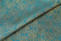 Tissu Brocart Poly Respirant Écologique Premium Imprimé Floral Abstrait Doux Brillant Léger 44 Pouces Textile Mode Fille