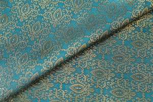 Tela de Brocado de Poliéster Ecológica Premium con Estampado de Flores Abstractas, Textil Suave y Brillante para Ropa de Moda Femenina y Diseños de Diseñadores - Product Image 3