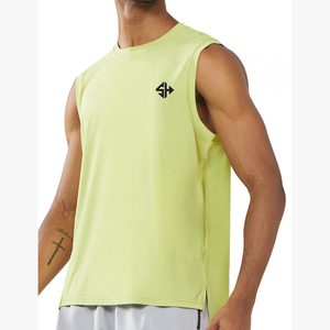 2026 New Arrival Custom Logo Men's Tank Tops Breathable Fitness Sportswear Wholesale Online Sale Oem Design Customizable Size - Product Image 6