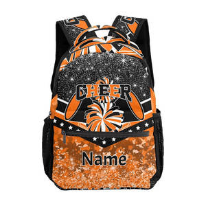 Nouveauté : Grand sac à dos de sport personnalisé pour cheerleading avec paillettes et brillance, logo sublimé imperméable, sac décontracté pour cheerleading - Product Image 1