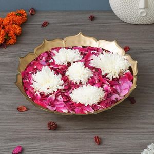 <b>floating</b> <b>candle</b> decor rustic centerpiece bowl vintage centerpiece bowl metal decor bowl black metal bowl - Product Image 4