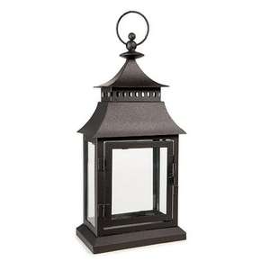 Farol de Hierro Forjado de Estilo Real con Diseño Moderno, Alto y de Pie, con Acabado Negro Mate para Decoración de Bodas y Fiestas - Product Image 2