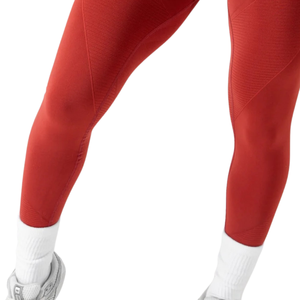 Hot <b>Red</b> Women's High Rise Compression Leggings Breathable Stretch Workout Pants for Yoga Gym Running Fitness Training Activewear - Product Image 6