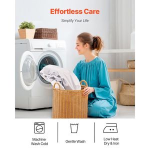 Set di 2 tende oscuranti 84 pollici di lunghezza 52 pollici ciascuna per camere da letto che migliorano la Privacy e il controllo della luce - Product Image 6