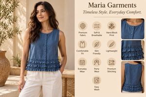 Women Solid Short Loose Woven <b>Linen</b> Pants <b>Set</b> Sleeveless Ruffle Hem Tank Top Wide Leg Trousers Casual Summer Outfit - Product Image 2