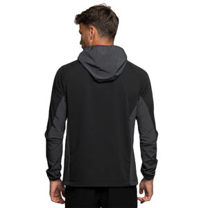 Chaqueta con capucha softshell para mujer de marca privada, abrigo con cremallera de alto rendimiento para exteriores, chaqueta personalizada para hombre, proveedor de ropa técnica urbana. - Product Image 3