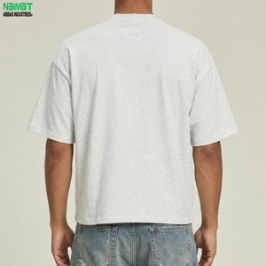 Camiseta de Corte Cuadrado con Logotipo Personalizado, 180 g/m², Algodón Tejido, Manga Corta, Ecológica para Hombre, Nueva Llegada - Product Image 6