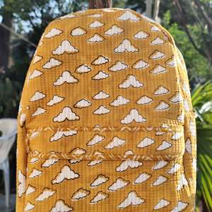 Mochila Acolchada de Algodón con Diseño Geométrico Antirrobo, con Cierre, Elegante, Multicolor, para Niñas, para la Escuela, Viajes, Compras, Regalo Especial - Product Image 2