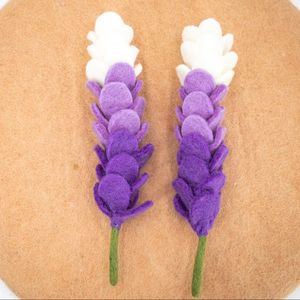 Fieltro de Lana y Hilo, Flor de Lavanda Hecha a Mano, Decoración Moderna para el Hogar de Primavera, Decoración para Bodas, Suministros para Manualidades, Ecológico - Product Image 1