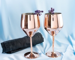 Metal <b>Bar</b> Accessories Cocktail Drinking Goblet <b>Wine</b> Glasses Red <b>Wine</b> Glass Cup Champagne 500 ml Stainless Steel <b>Wine</b> - Product Image 1