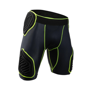 Pantalones Cortos de Compresión para Fútbol Americano con 5 Almohadillas, Pantalones Acolchados con Protección contra Impactos, Ropa de Rugby - Product Image 1