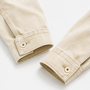 Veste en jean vintage imperméable et respirante sur mesure avec fermeture éclair verticale, poches à rabat sur la poitrine et grandes poches plaquées – Vêtement d'extérieur décontracté - Product Image 6