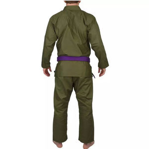 Kimono de judo unisexe noir, 100% coton extensible, séchage rapide, respirant, durable, tissu 220g, coupe régulière pour adulte, entraînement et compétition - Product Image 5
