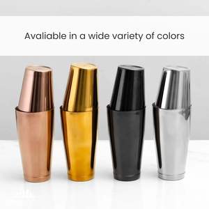 Bold Blossom Professional Modern Bartender Cocktail <b>Shaker</b> <b>Bottle</b> 350ML Premium Quality Stainless Steel Handmade Portable - Product Image 2