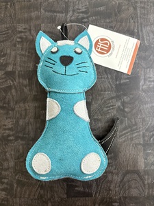 FHS International Blue <b>Cat</b> Chew <b>Toy</b> for <b>Cats</b> Durable Textile <b>Interactive</b> Small Manual Operation Cute Style Indoor Use - Product Image 2