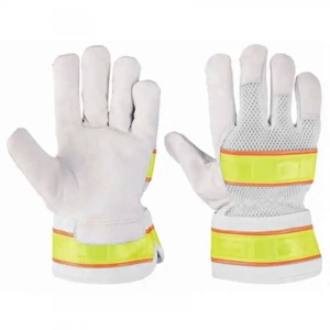 Gants de travail de haute qualité pour grimpeurs canadiens, gants de sécurité industriels en cuir de chèvre, résistants à la chaleur et très résistants - Product Image 5