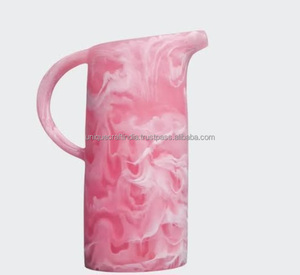 Modern Luxury Epoxy Resin Tea <b>Mug</b> Handle Polished <b>Marble</b> Pattern Sustainable Water Tea Pots Kettles Tankard Parties Classic - Product Image 2