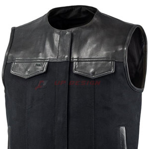 Chaleco de Invierno para Hombre de Cuero Genuino de Primera Calidad, Diseño Personalizable, Transpirable, Servicio OEM, Precio Razonable - Product Image 4