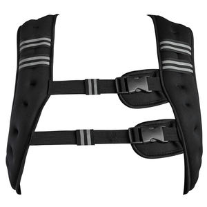 <b>Men's</b> Neoprene V-Neck Sport <b>Vest</b> Waterproof Outdoor Safety Waistcoat <b>Black</b> with Reflective Stripes Summer Wear - Product Image 3