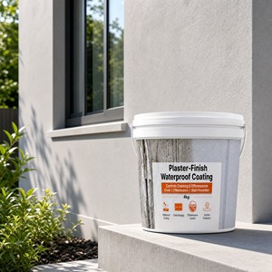 UV Blocking Low VOC Weatherproof <b>Waterproof</b> Finish Eco Friendly Coating 1K For Plaster Cement Surface Exterior Wall Protective - Product Image 1