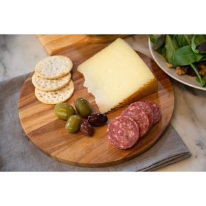 Planche à découper rectangulaire en bois rustique - Facile à nettoyer, non toxique, passe au lave-vaisselle, épaisseur 1,3 cm - Product Image 2