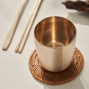 NOBBAN Tazza d'Acqua YUGI in Bronzo Coreano Tradizionale Fatta a Mano - Product Image 2