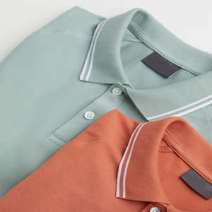 Polo de Corte Entallado para Hombre, Mezcla de Algodón, Transpirable, Estilo Casual Elegante y Refinado - Product Image 2