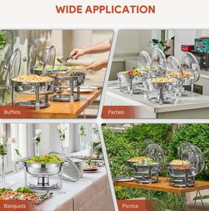 Accesorios profesionales de acero inoxidable para buffet, equipo de catering y eventos para hoteles al mejor precio - Product Image 5