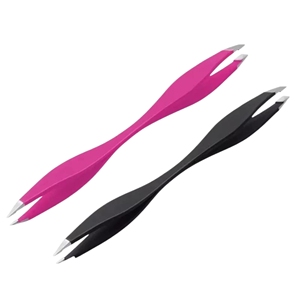 Pinza de Cejas Profesional de Doble Punta TARIQXPORT, Personalizada, de Acero Inoxidable, Punta Puntiaguda, Ligera, de Lujo y Precisión - Product Image 1