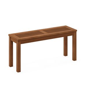 Panca da esterno in legno di Meranti rosso scuro malaysiano Tioman, resistente all'acqua, marrone - Product Image 1