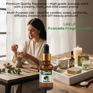 Huile parfumée à l'avocat – Huile parfumée de qualité cosmétique supérieure pour la fabrication de bougies, de savons, de diffuseurs, les loisirs créatifs et la parfumerie d'intérieur - Product Image 5