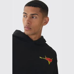 Sudadera con Capucha de Algodón Grueso para Invierno, Unisex, Estilo Urbano, Ajuste Holgado, Resistente al Viento, Transpirable, con Diseño Gráfico - Product Image 2
