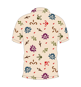 Polo pour homme à imprimé floral vintage, manches courtes, décontracté, pour l'été, pour le golf, léger, respirant, tendance - Product Image 5