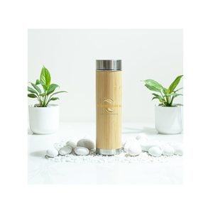 Natural Bamboo Water Bottles Eco Friendly Reusable Drink Bottle Sustainable Wooden Bottle for Travel Outdoor and Daily Use - Product Image 6