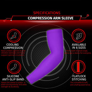 Mangas de brazo ligeras de nuevo diseño, mangas de brazo personalizadas hechas con material de alta calidad, mangas de brazo de secado rápido con protección UV contra el sol. - Product Image 6